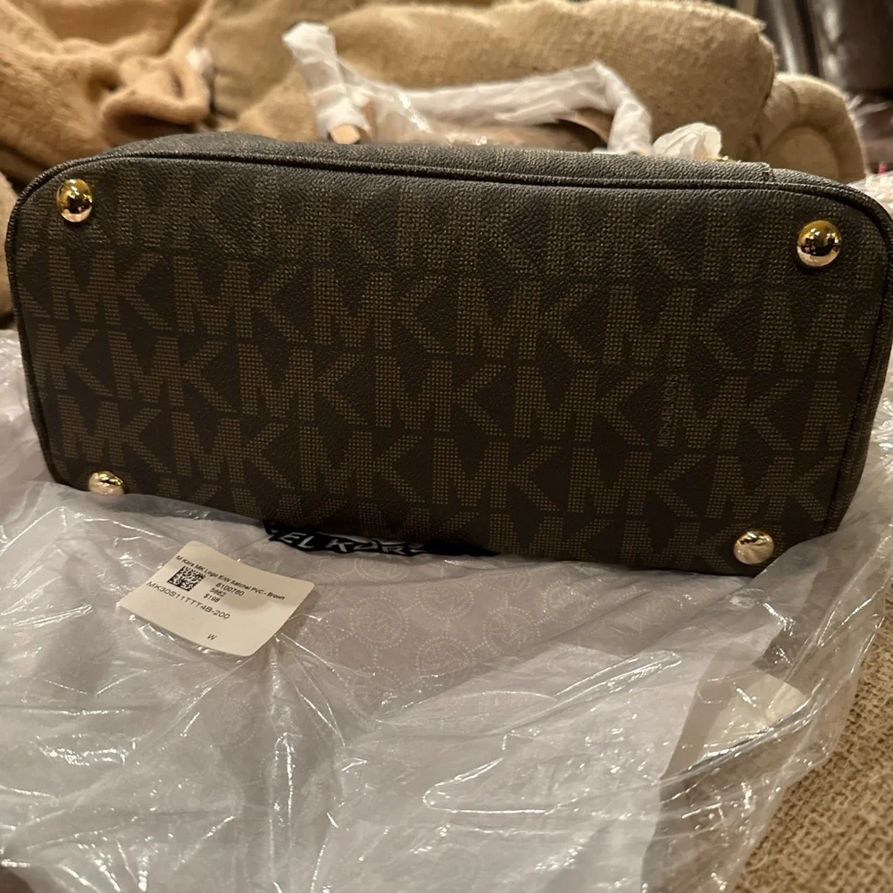 Michael Kors Dark Brown Signature Tote